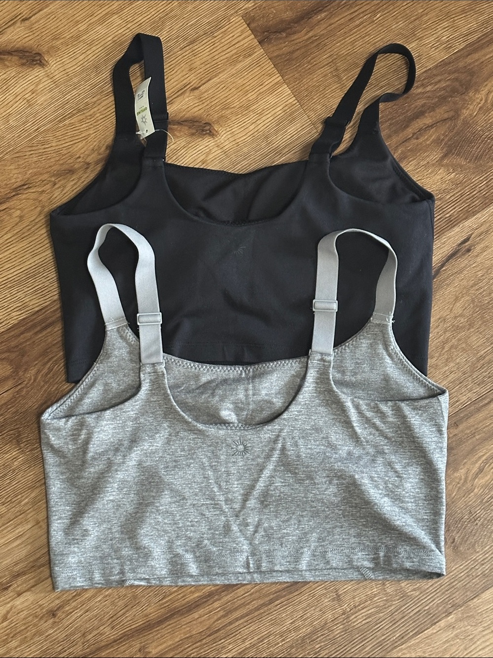 OFFLINE the hugger longline sports bra - gray and black - Picture 3 of 4